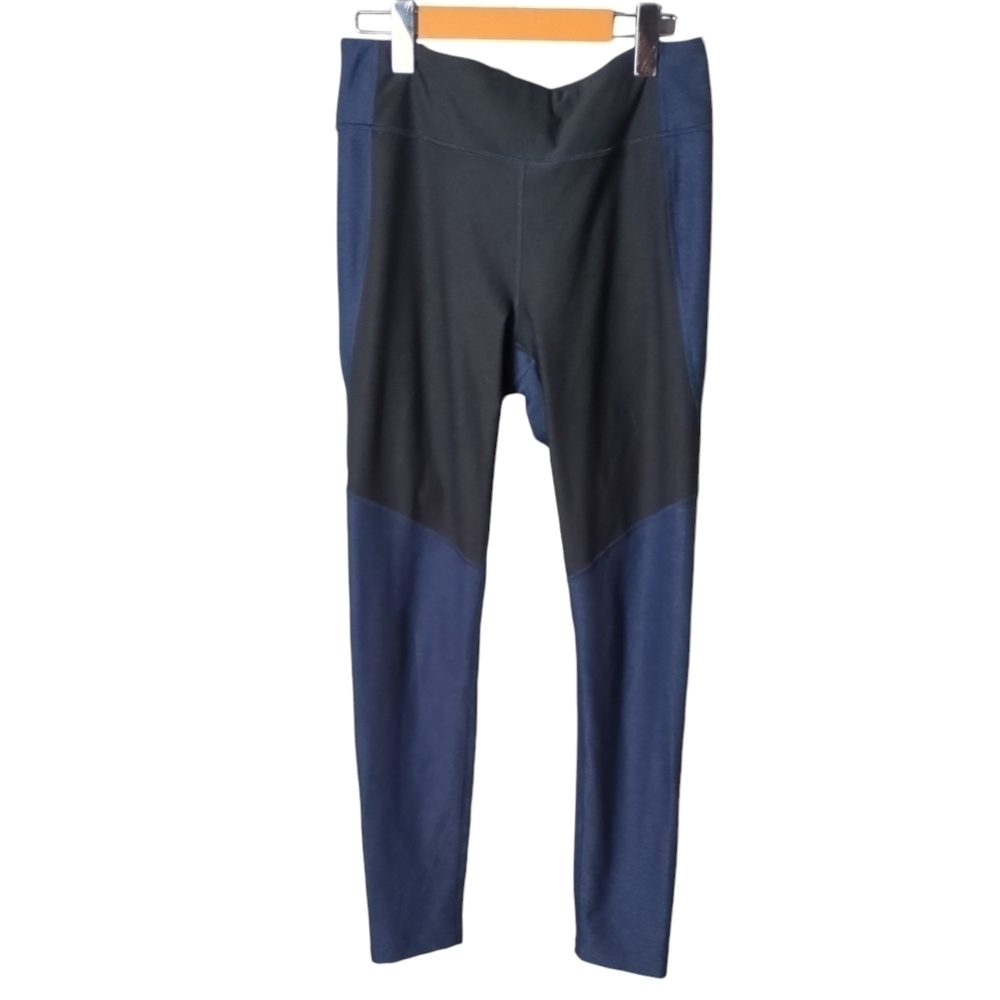 Outdoor Voices Warmup Legging Navy/Black Colourblock Size Large